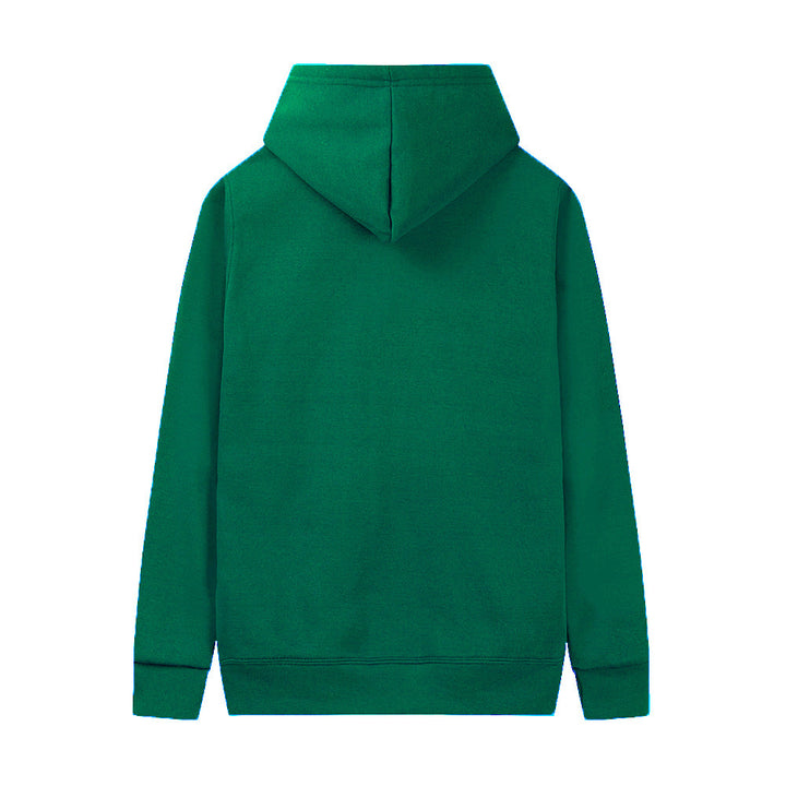 Unisex minimalistischer Kapuzenpullover ohne Reißverschluss mit innen angerautem French-Terry und integrierter Kängurutasche Drune