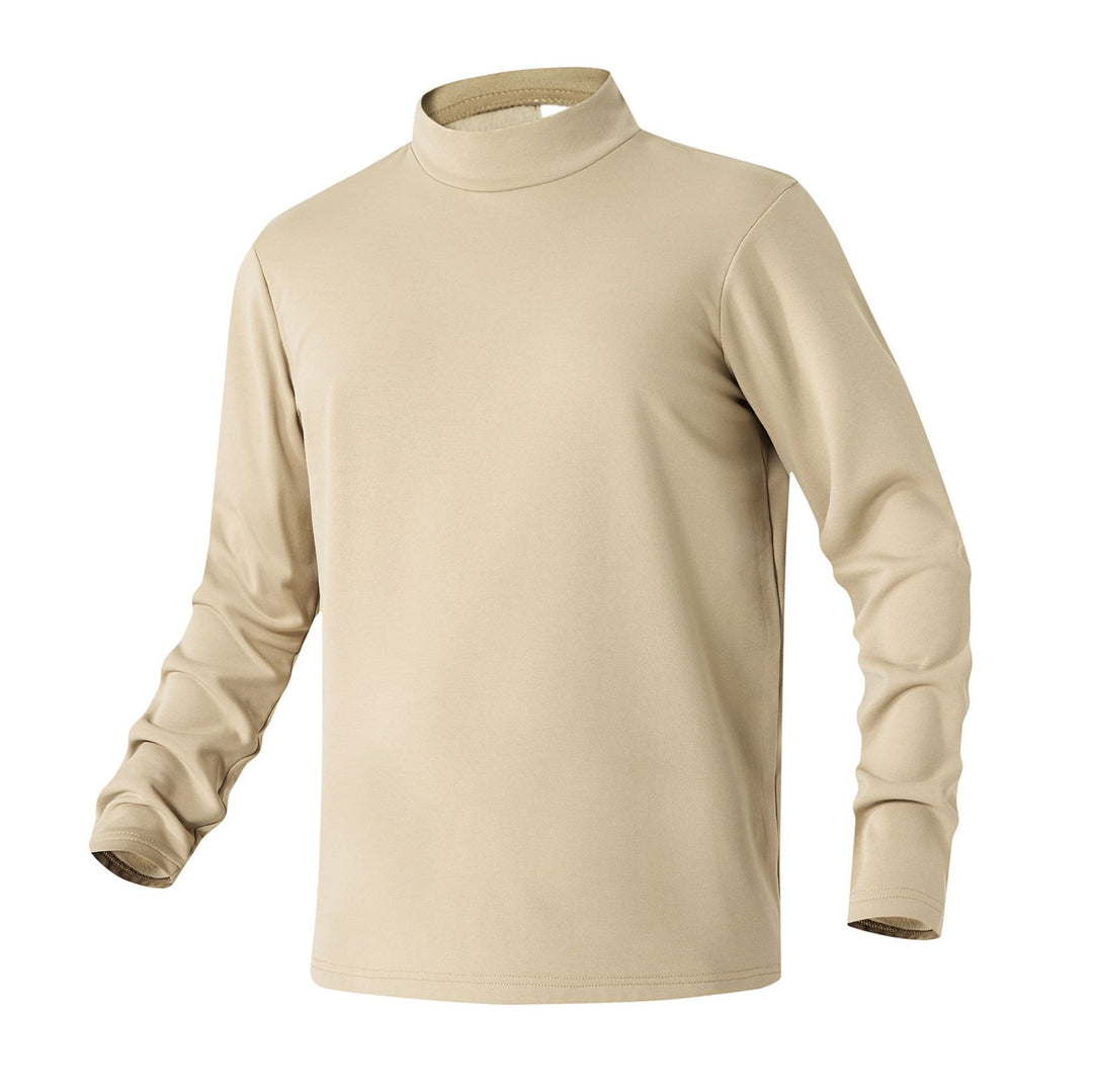 Damen Slim-Fit Langarmshirt mit Stehkragen aus funktionalem Jersey Drune