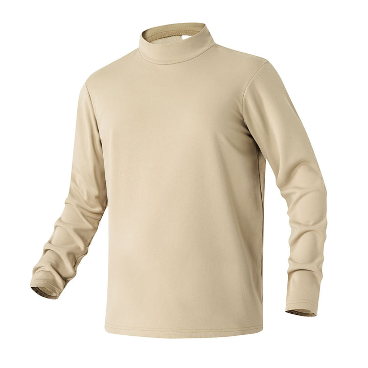 Damen Slim-Fit Langarmshirt mit Stehkragen aus funktionalem Jersey Drune