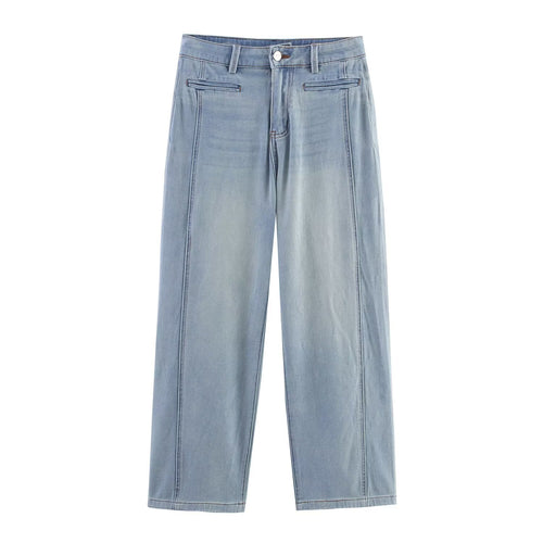 Damen weit geschnittene Jeans Drune