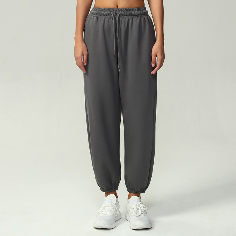 Damen nan atmungsaktive Performance-Joggerhose mit hohem Komfortbund, verstellbarem Kordelzug und elastischen Schlauchbündchen Drune