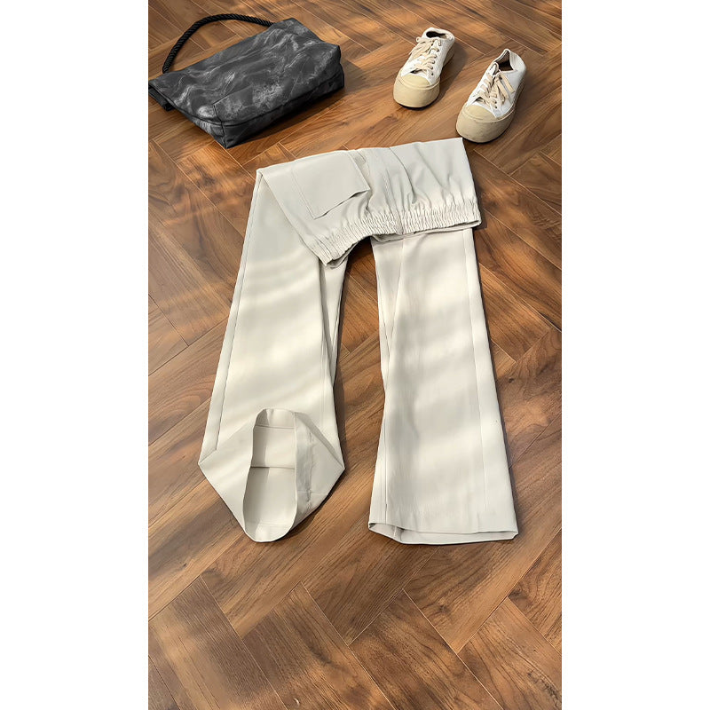 Damen Elegante und weit geschnittene Stoffhose Drune