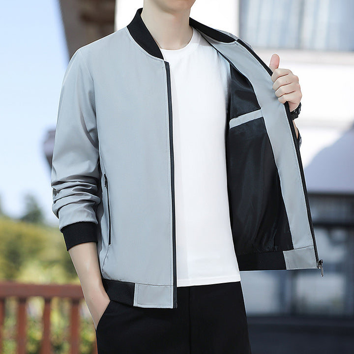 Herren Modische Baseballjacke Drune