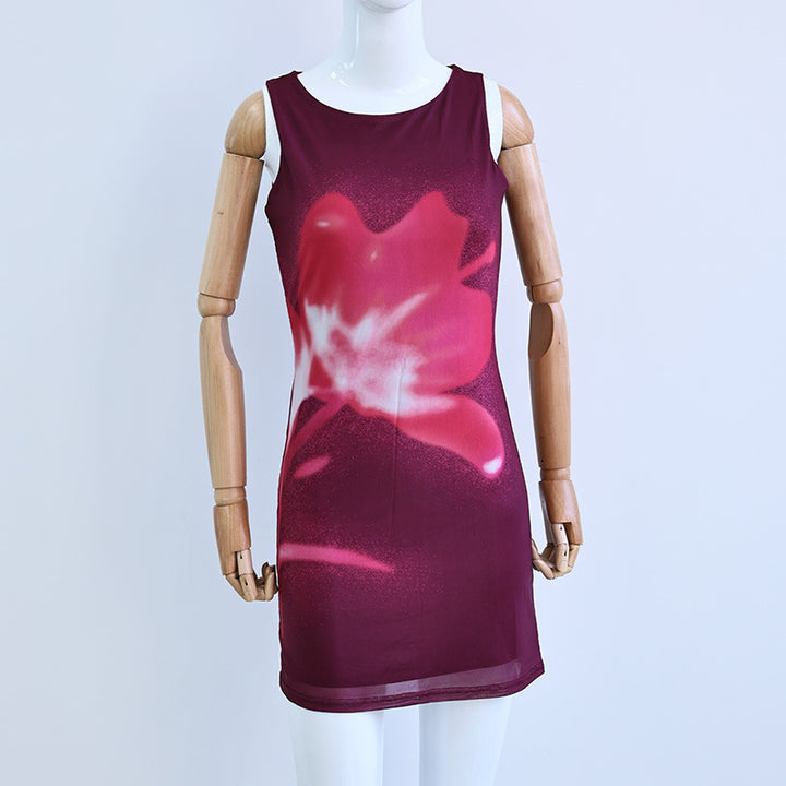 Damen figurbetontes Minikleid mit Rüschendetails Drune