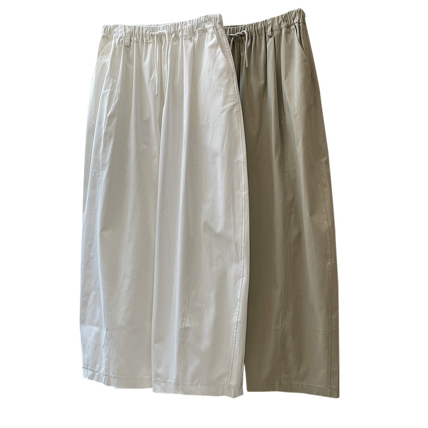 Damen Weite High‑Waist Tunnelzughose im Culotte‑/Balloon‑Schnitt Drune