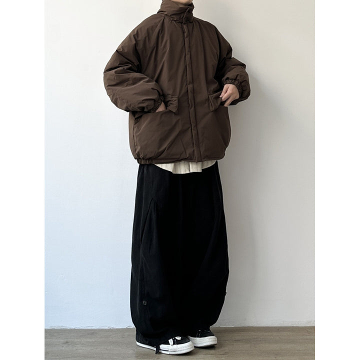 Herren Modische Wattierte Jacke Drune