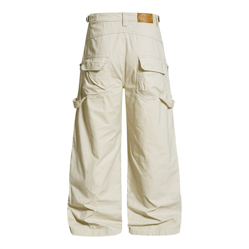 Damen Weite Cargo-Hose mit verstärkten Kniepartien und Multifunktions-Taschen Drune