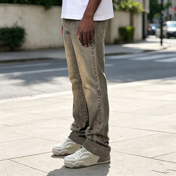Herren Klassische Slim Fit Jeans Drune