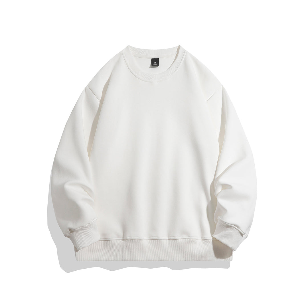 Herren Oversize Rundhals‑Sweatshirt mit tiefem Sitz, Raglanärmeln und gerippten Bündchen Drune