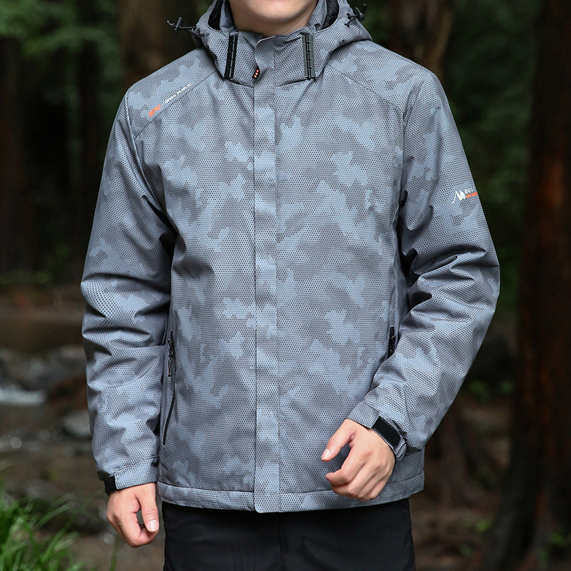 Herren Wasserdichte Outdoor-Jacke Drune