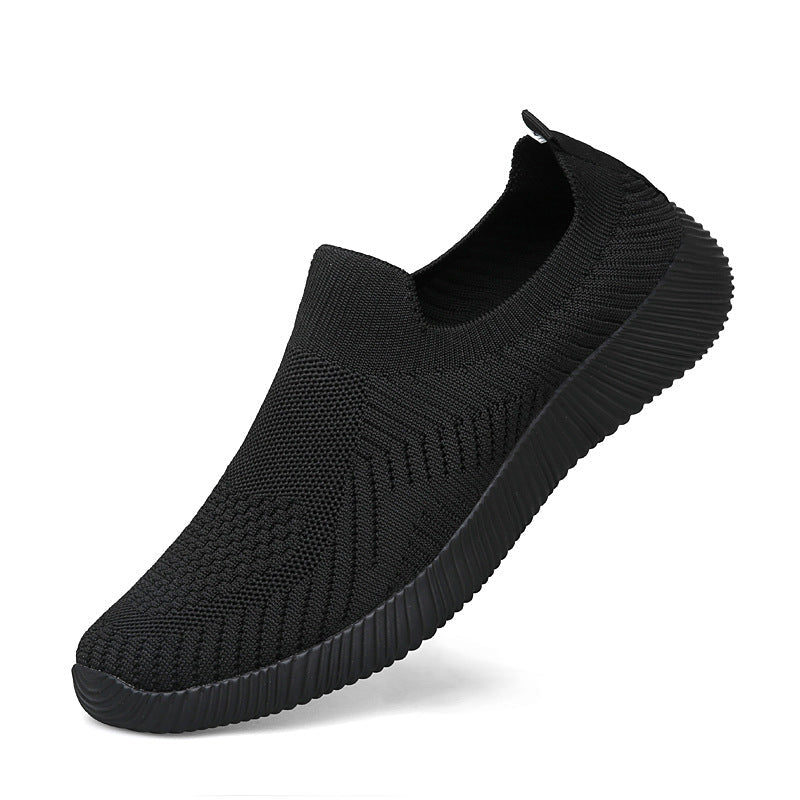 Unisex nan ultraleichter Schlupfschuh aus Feinstrick mit anatomischem Komfortfußbett und gerippter Flexlaufsohle Drune