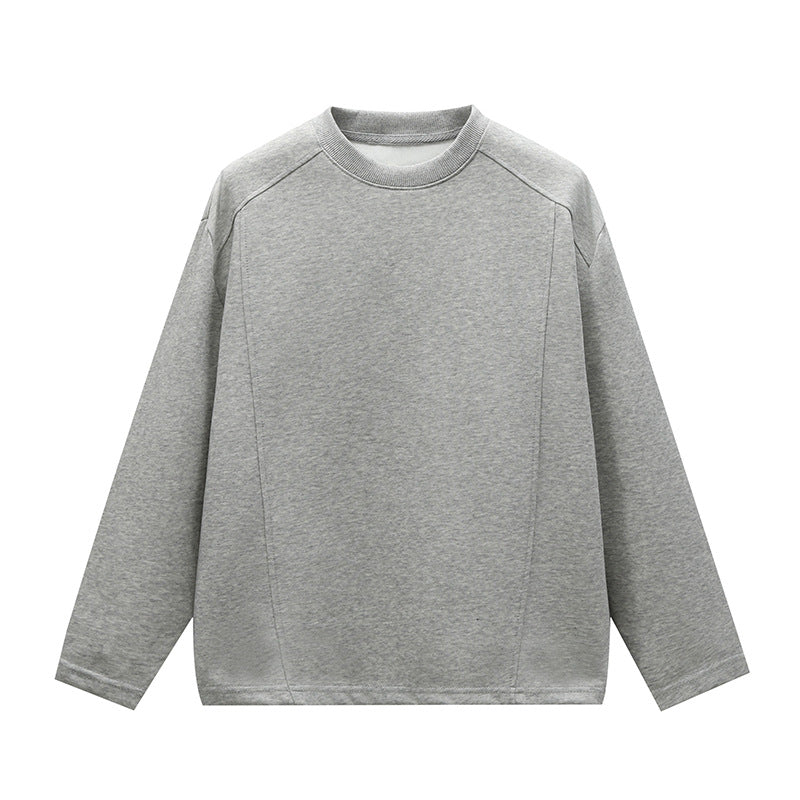 Unisex Minimalistisches Rundhals-Sweatshirt mit Raglanärmeln Drune
