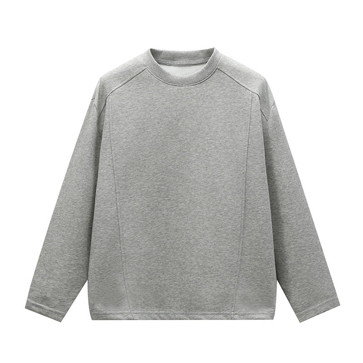 Unisex Minimalistisches Rundhals-Sweatshirt mit Raglanärmeln Drune