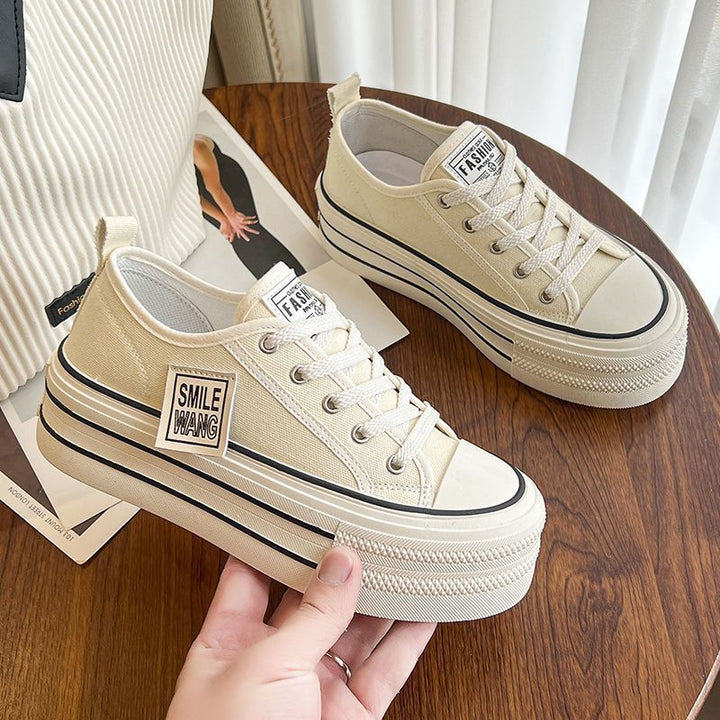 Damen Plattform Sneakers mit modischem Oversized-Style und hochkomfortabler Sohle Drune