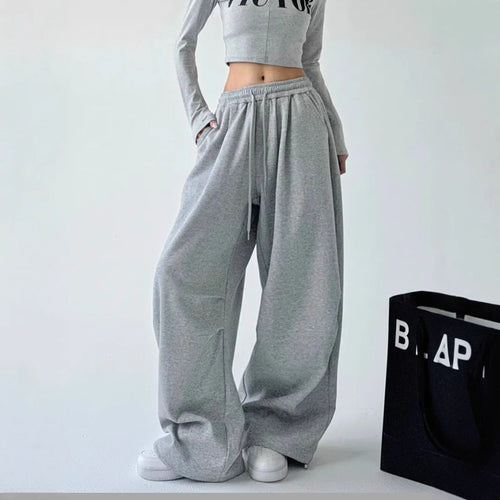 Damen Bequeme und lässige weite Jogginghose Drune