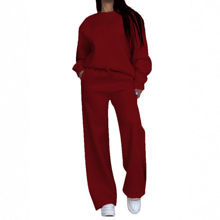 Damen nan lässiges Oversize Sweatshirt und weite Jogginghose Set Drune