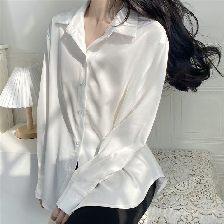Damen Elegante und fließende Bluse Drune