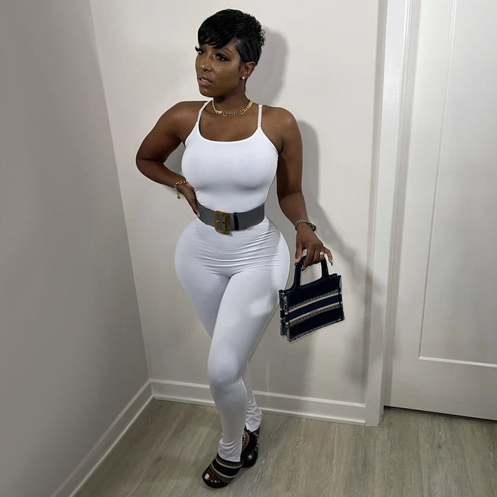 Damen Body mit modischen Taschen und flexiblem Schnitt Drune