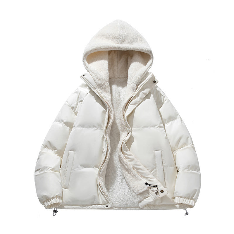 Damen Wattierte Kapuzenjacke mit weichem Fleecefutter Drune