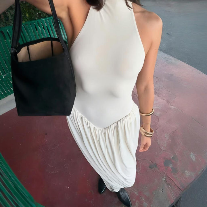 Damen Elegantes und fließendes Abendkleid Drune
