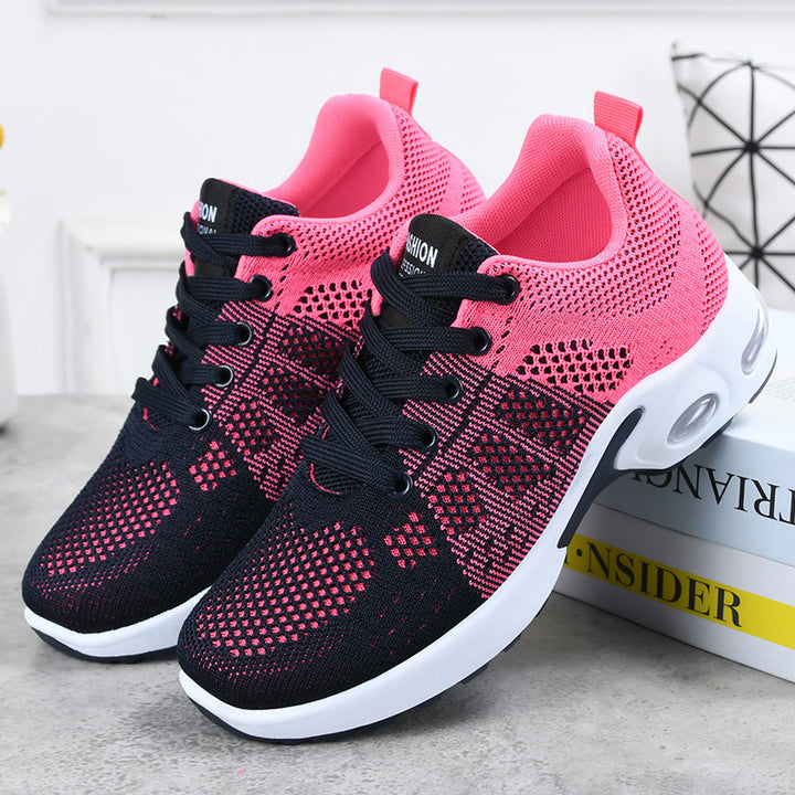 Unisex nan atmungsaktive Strick-Sneaker mit Luftkissenabsatz Drune