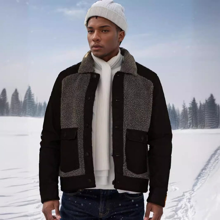 Herren lässige Fleece-Jacke Drune