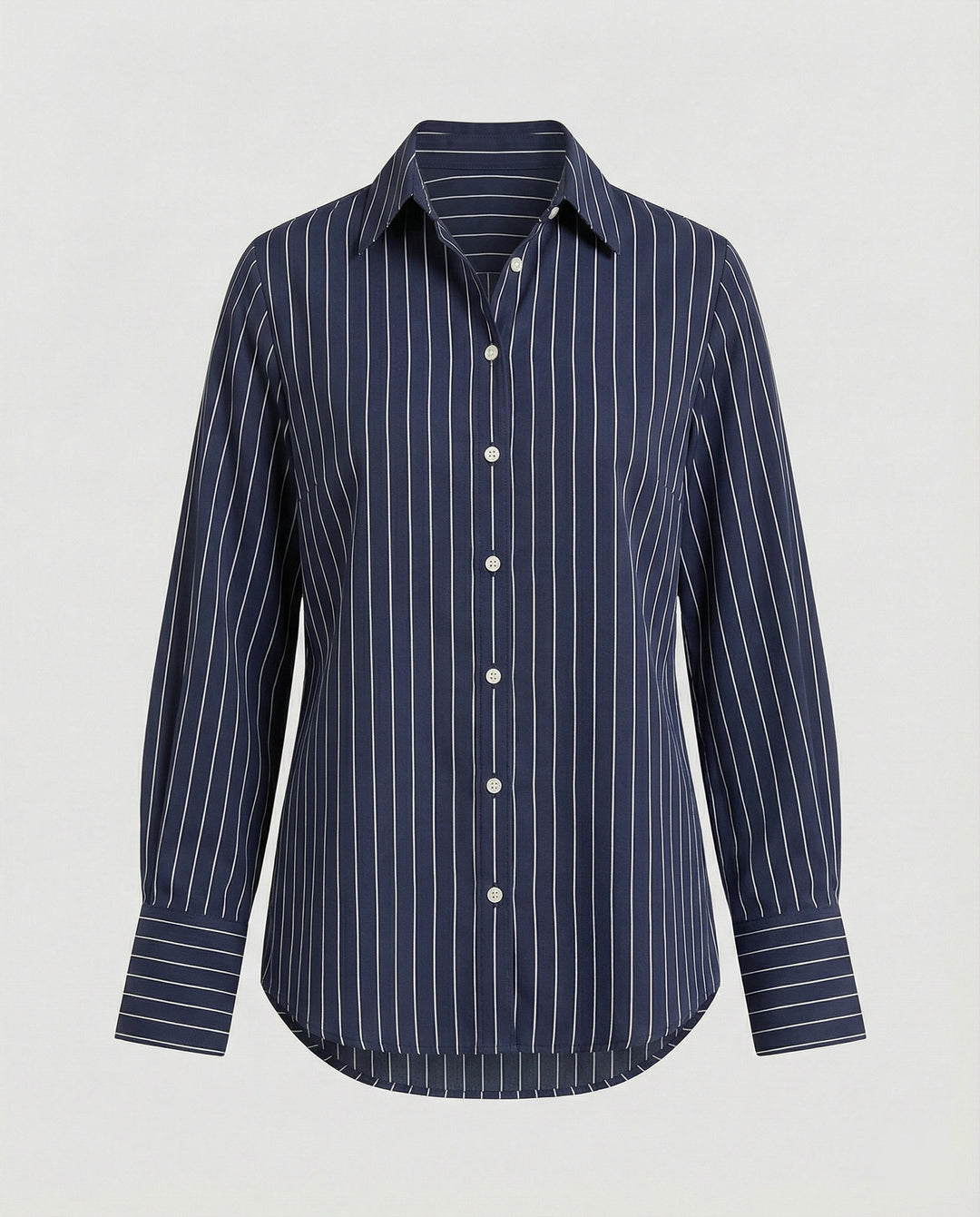 Damen Elegante Streifenbluse mit modernem Schnitt