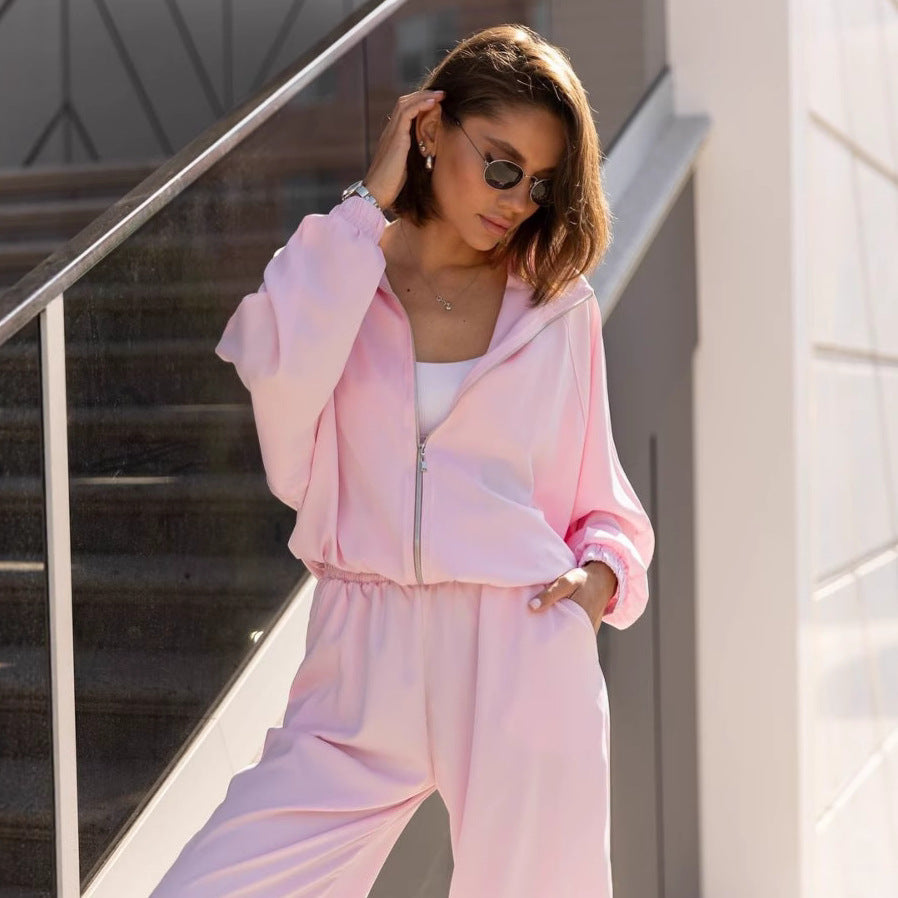 Damen elegantes und lässiges Lounge-Set mit weitem Schnitt Drune