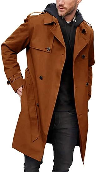 Herren Trenchcoat mit klassischem Stil Drune