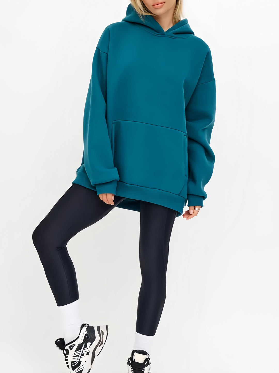 Damen Sportlicher Kapuzenpullover