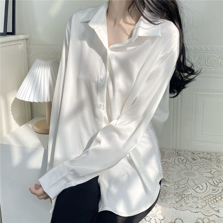Damen Elegante und fließende Bluse Drune