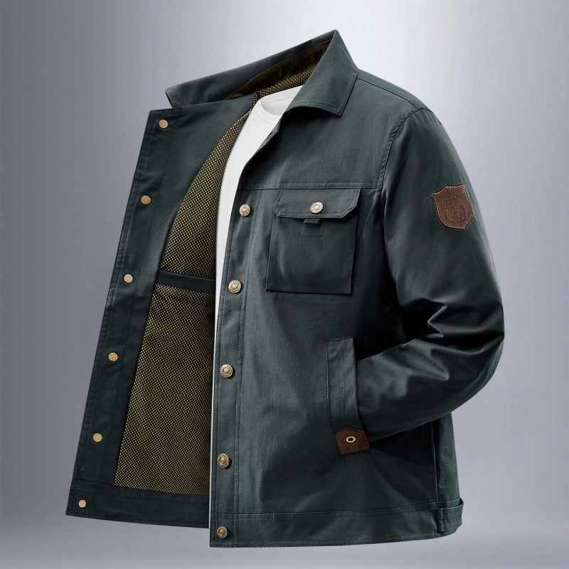 Herren Robuste Utility-Jacke mit praktischen Taschen