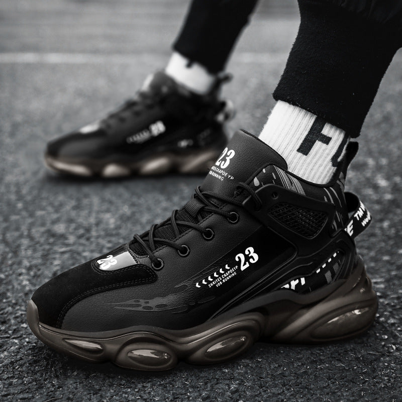 Herren Gefütterte Chunky-Sneaker mit sichtbarer Luftkissen-Zwischensohle und Teddyfutter Drune