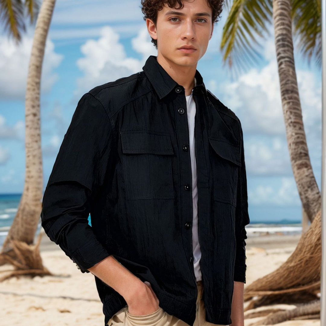 Herren Outdoor-Kurzarmhemd Drune