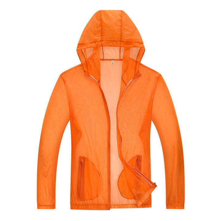 Herren ultraleichte Regenjacke mit verstellbarem Kapuzenbereich und reflektierenden Elementen Drune