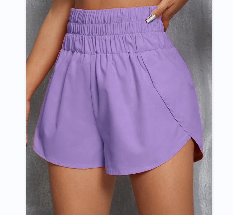 Drune | Lockere Sportshorts mit hoher Taille