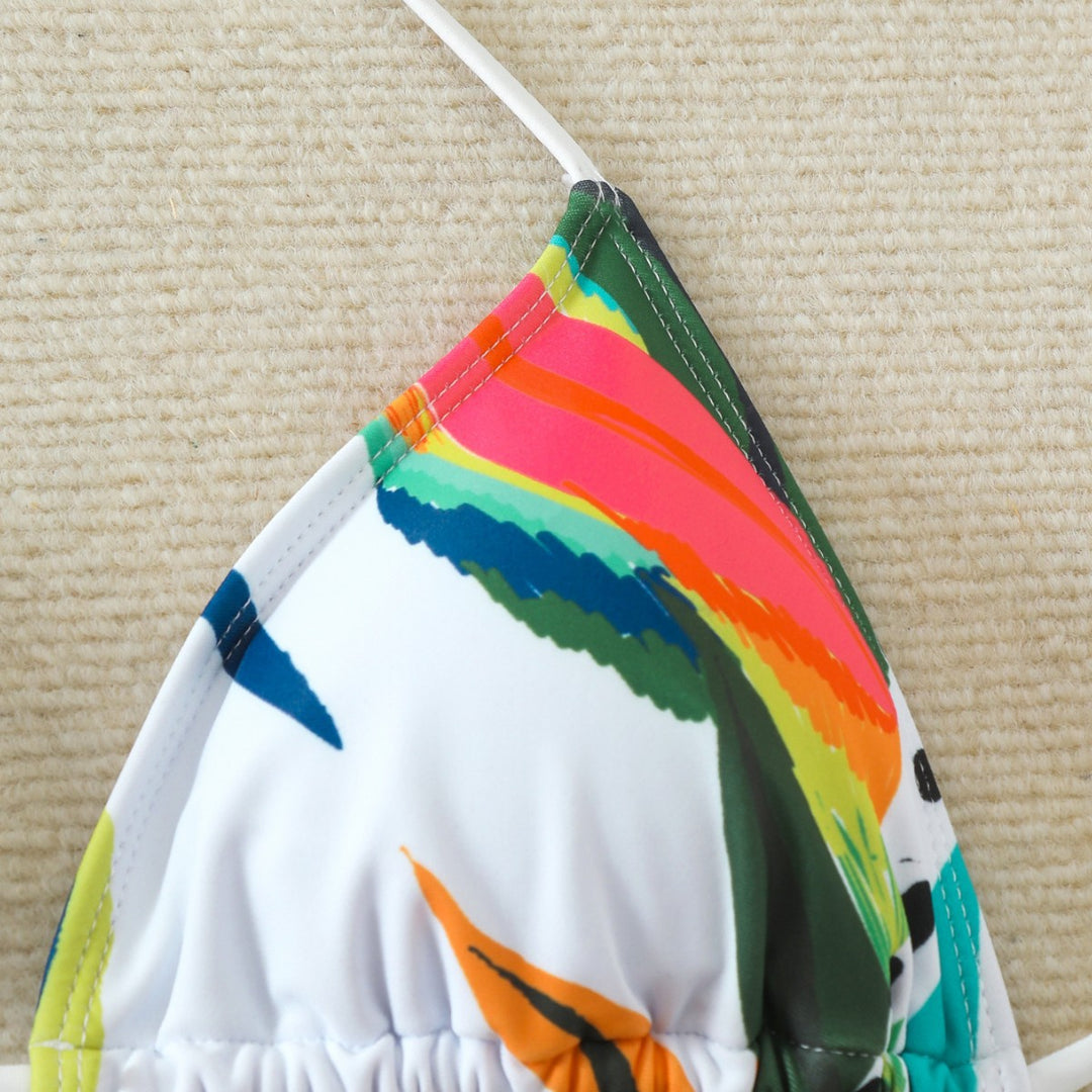 Damen Bikiniset mit lässigem Strandkleid Drune
