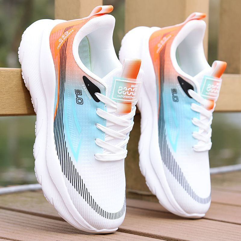Damen Leichte und atmungsaktive Freizeitsneaker mit dämpfender Sohle Drune