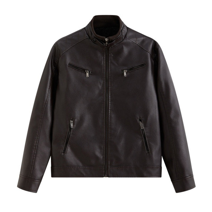 Herren Stilvolle Motorradjacke Drune