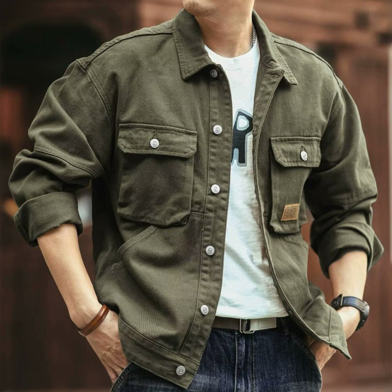 Herren Urbaner Utility-Jacke Drune