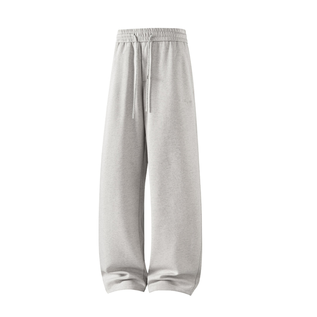 Unisex Baumwoll-Jogginghose mit weitem Bein und Kordelzug Drune