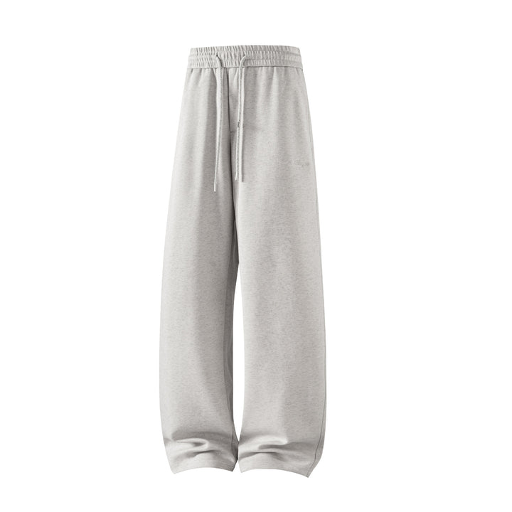 Unisex Baumwoll-Jogginghose mit weitem Bein und Kordelzug Drune