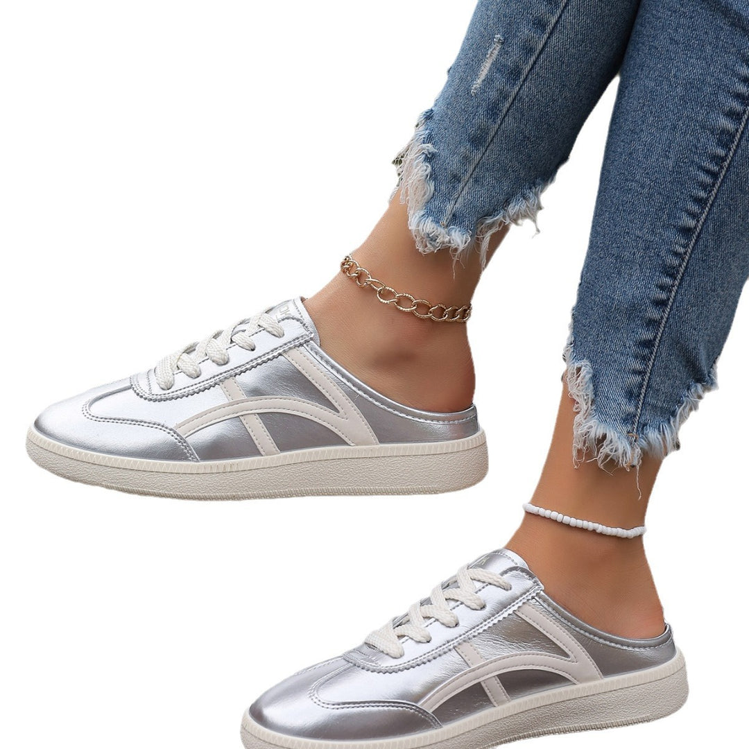 Damen Slip-On Sneaker mit offener Ferse und gepolstertem Komfortfußbett Drune