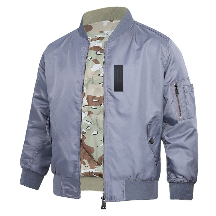 Herren  Classic Pilot Bomberjacke mit Utility-Ärmeltasche und gestepptem Futter Drune