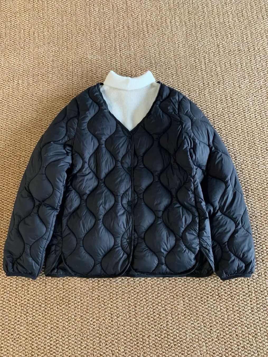 Damen Elegante, gefütterte Steppjacke Drune