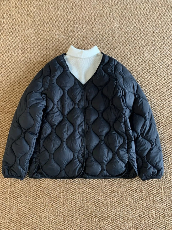 Damen Elegante, gefütterte Steppjacke Drune