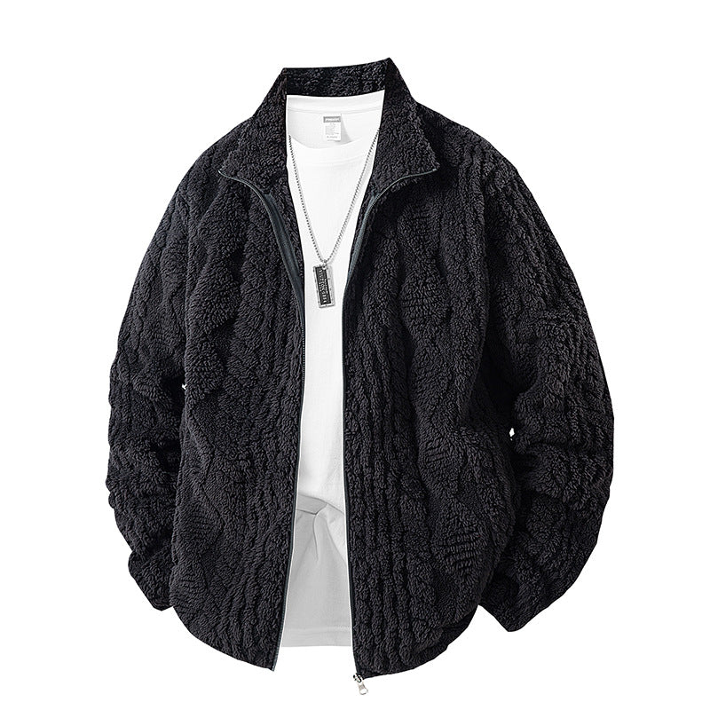 Herren Kuschelige Fleecejacke Drune