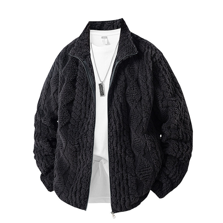Herren Kuschelige Fleecejacke Drune