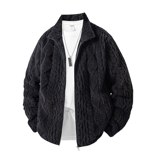Herren Kuschelige Fleecejacke Drune