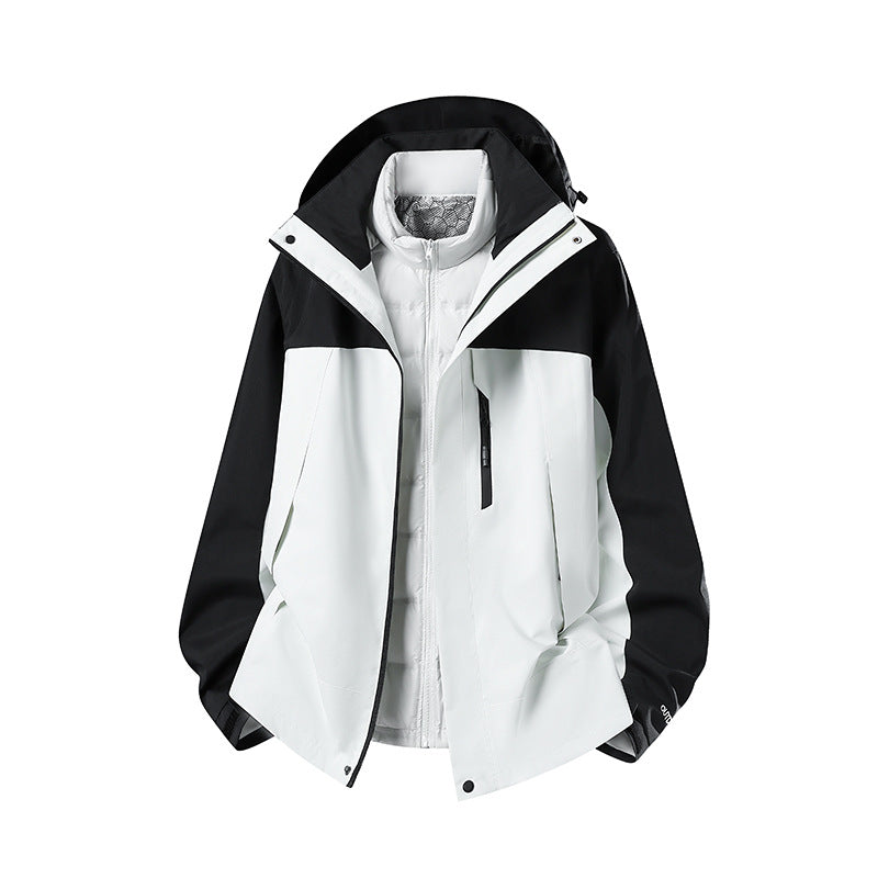 Damen Zweiteilige Softshell-Parka mit herausnehmbarer Steppinnenjacke Drune